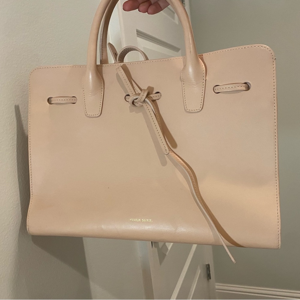 Mansur Gavriel Light Pink Leather Bag